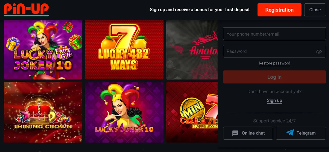 Pin Up giriş hakkında temel bilgiler